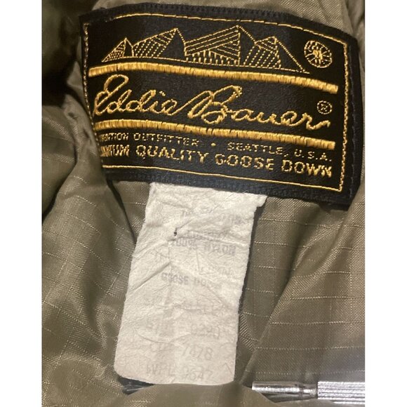Vintage 60s 70s Small Eddie Bauer Premium Goose Down Quilted Jacket Pants Suit - Picture 11 of 16